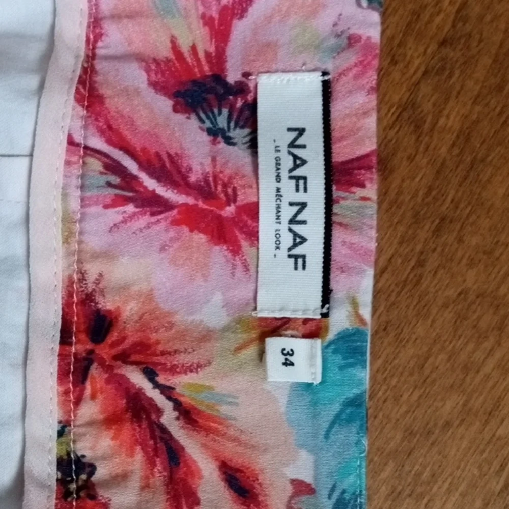 NAF NAF Floral Mini Skirt in Pink and Blue - Picture 4 of 7